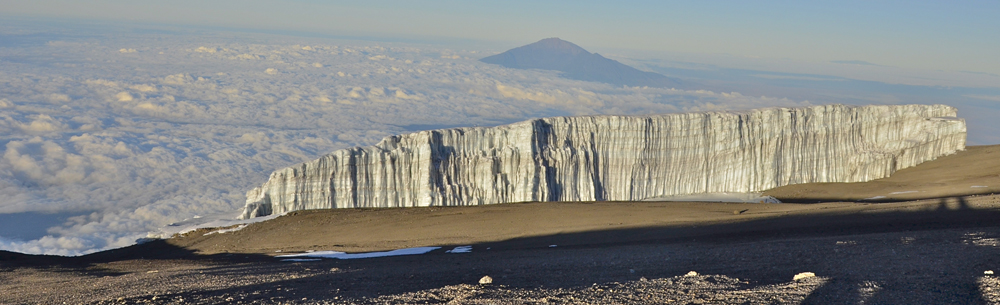 Kilimanjaro glacier