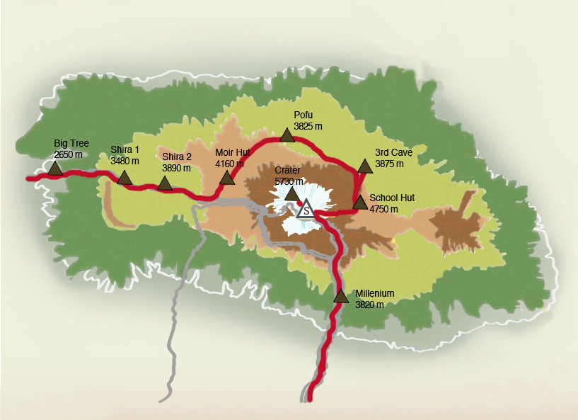 northern-circuit-route map