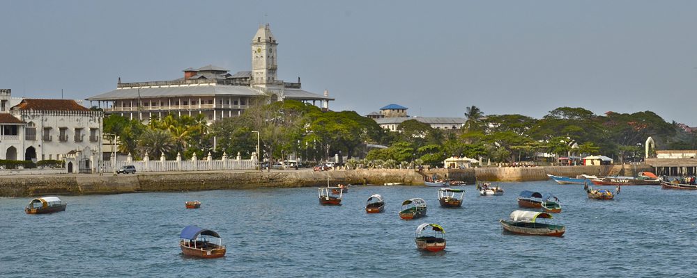 stone town from the sea