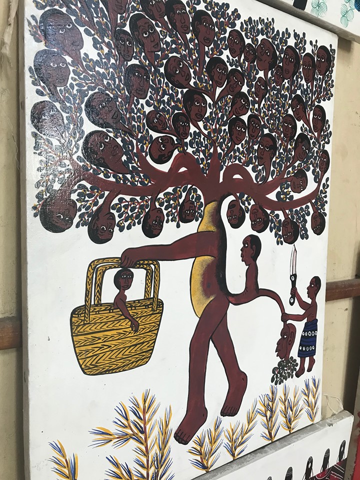 Tingatinga paints